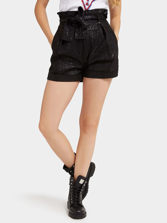 SAMMY shorts with snake print - 1
