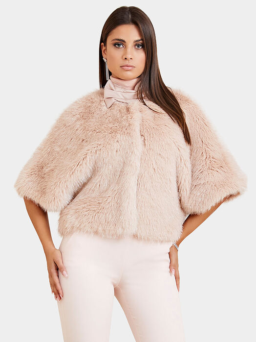 AMBER faux fur coat