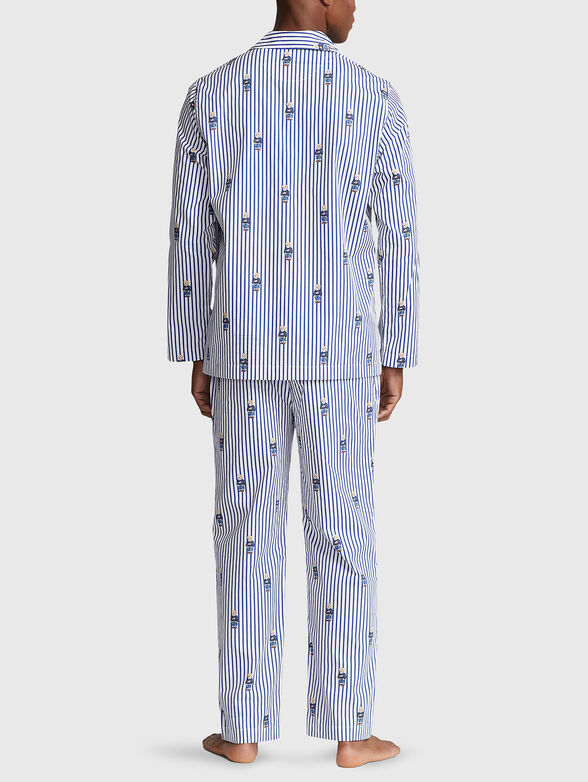 Cotton pyjamas with Polo Bear print - 2