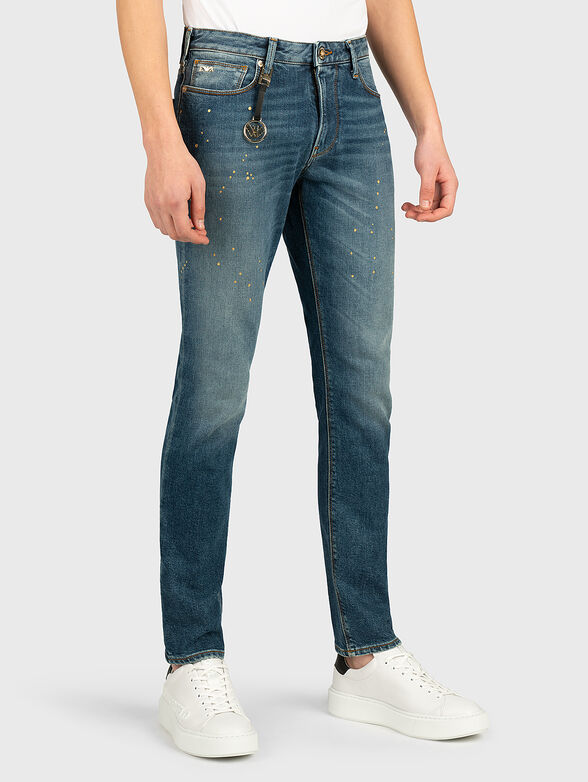 Jeans with splashes - 2