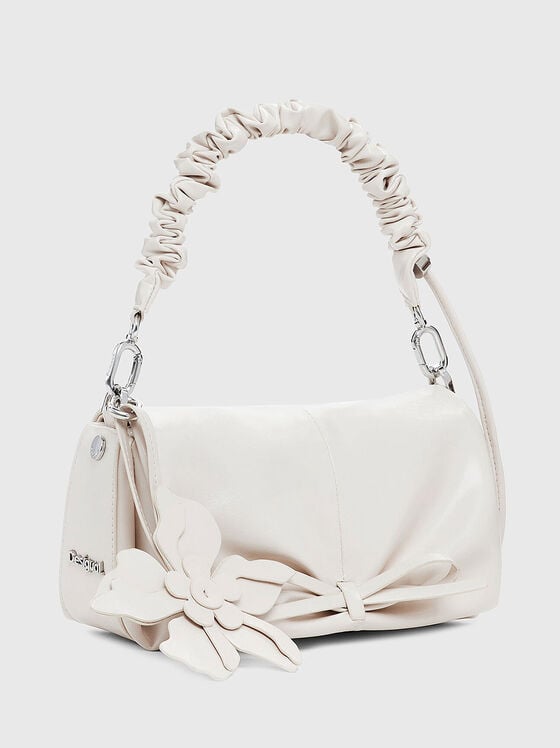 Small bag with removable handle and logo - 1