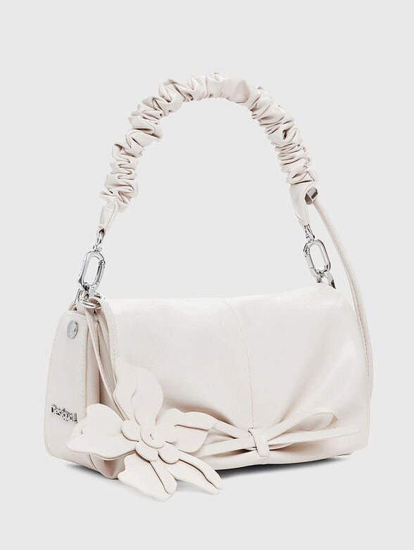 Small bag with removable handle and logo - 1