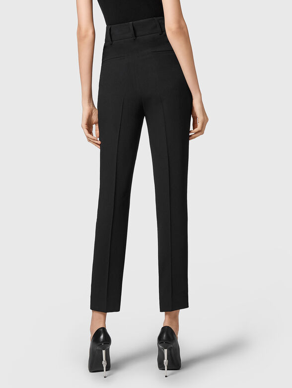 High-waist trousers in black - 1