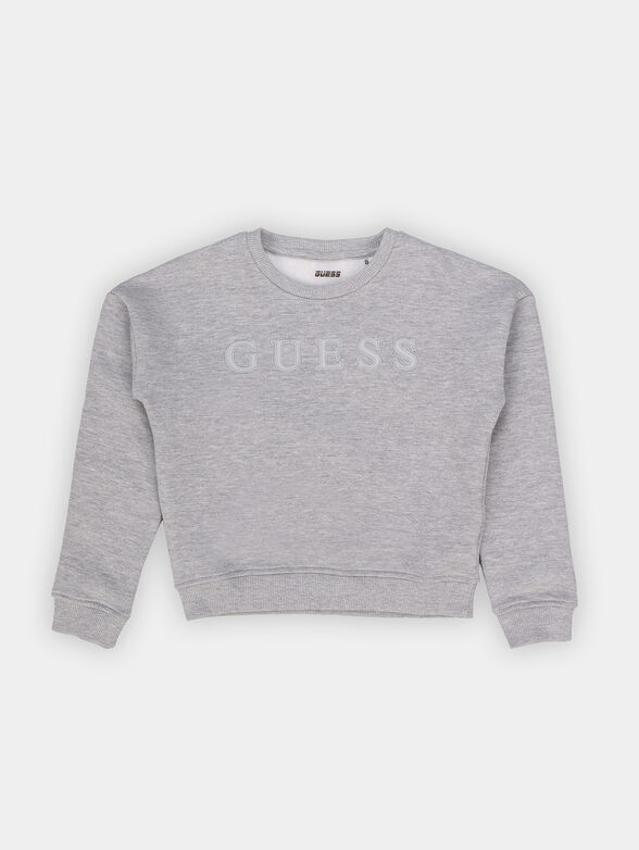 Grey sweatshirt with logo - 1