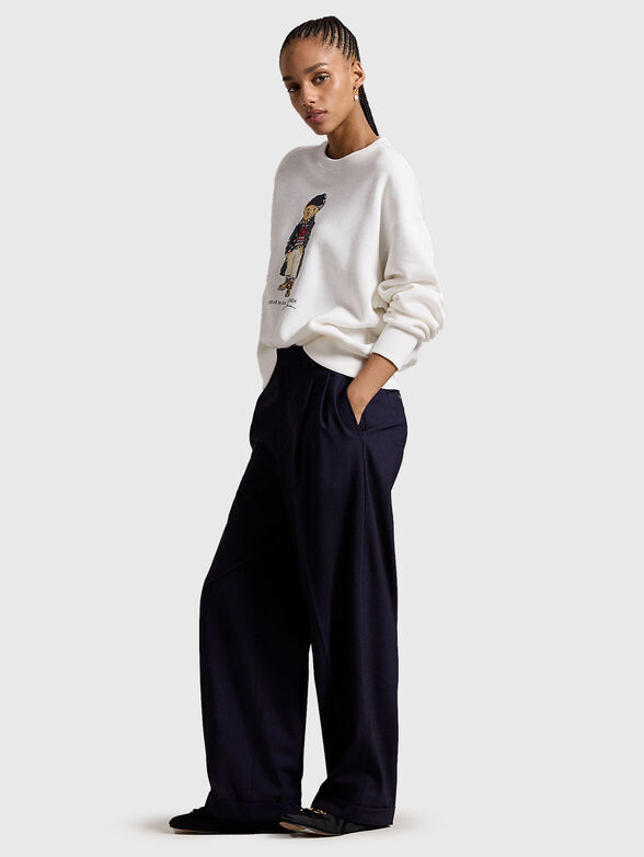 Polo Bear sweathirt  in white - 1