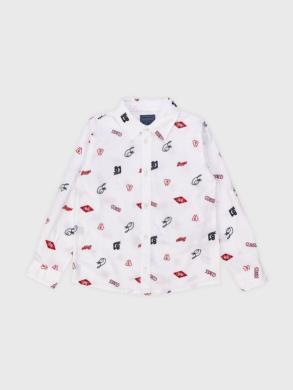 Shirt with logo print - 0