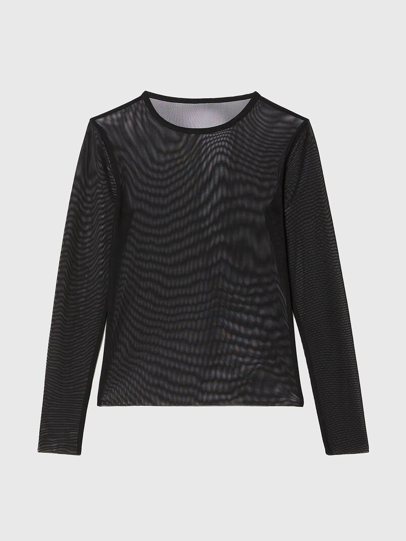 MY HEART black sheer blouse - 3