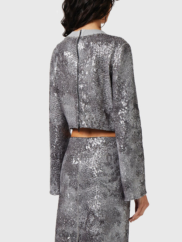 Blouse with sequins - 1