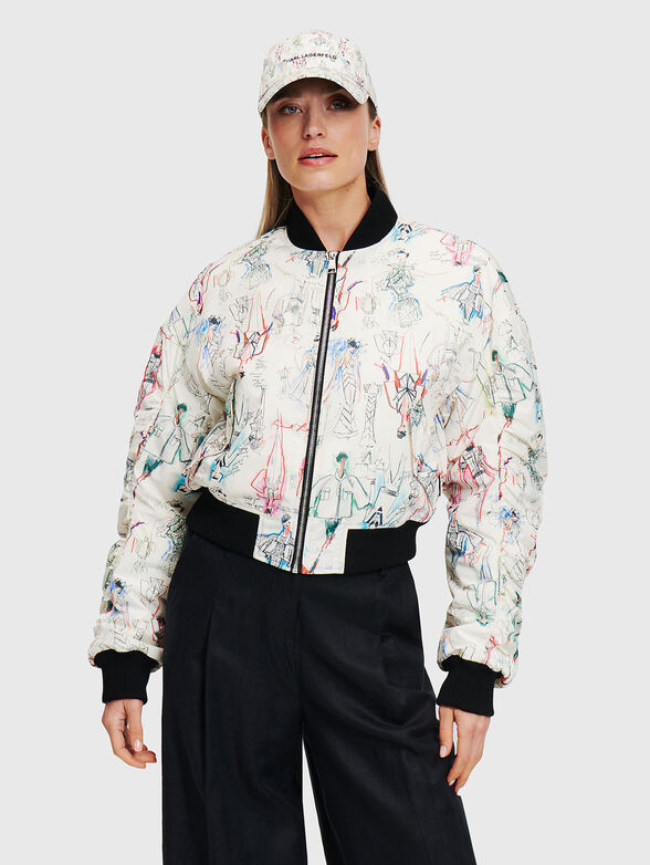 Bomber with art print - 0