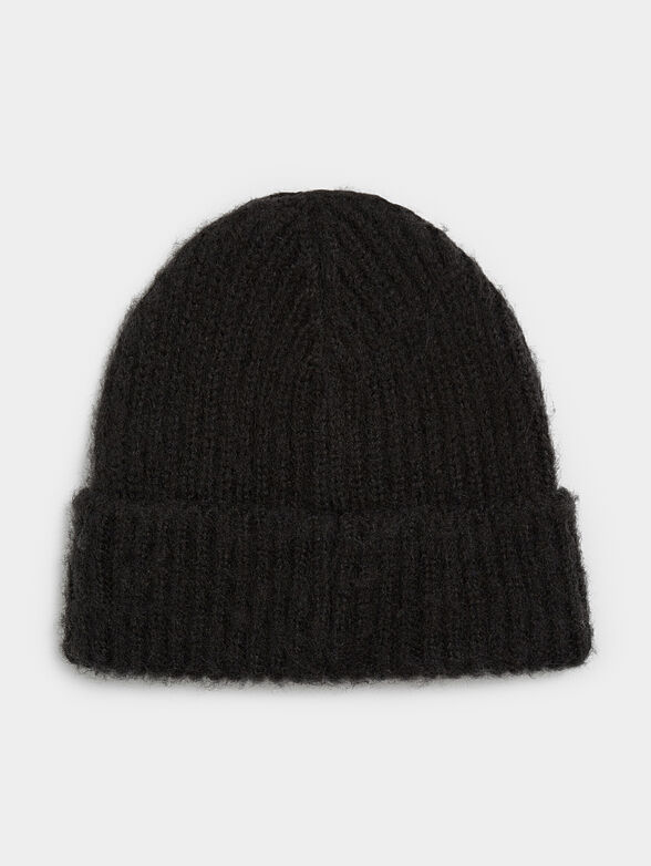 SARAH knitted black hat - 2