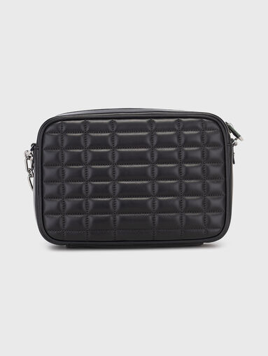 Leather crossbody bag with quilted effect - 2