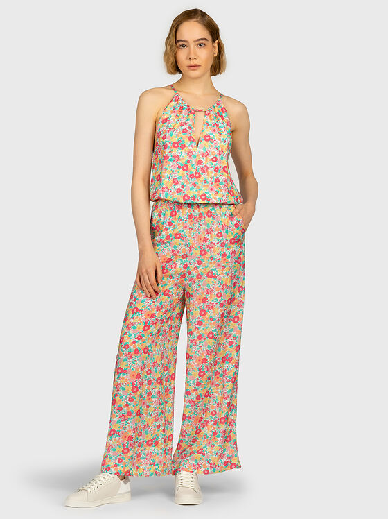Jumpsuit VICKY with floral print - 1