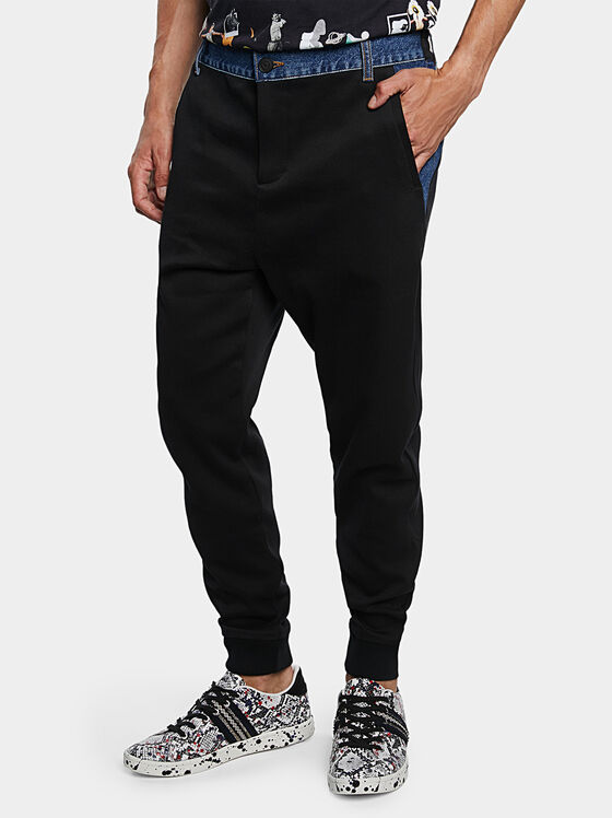 TADEO Pants with denim inserts - 1