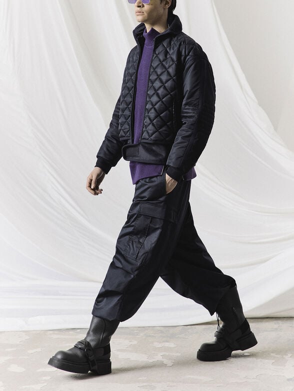 Transition jacket with quilted effect - 6