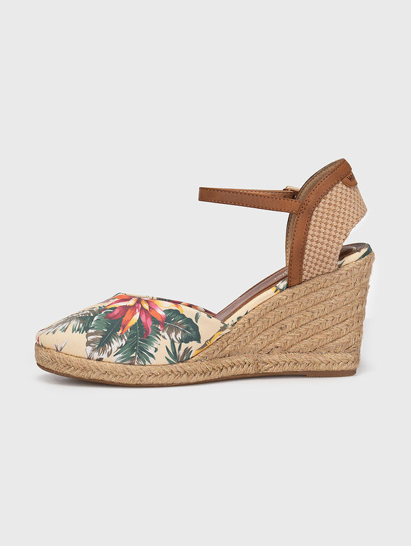 BRAVA platform espadrilles with floral print - 4