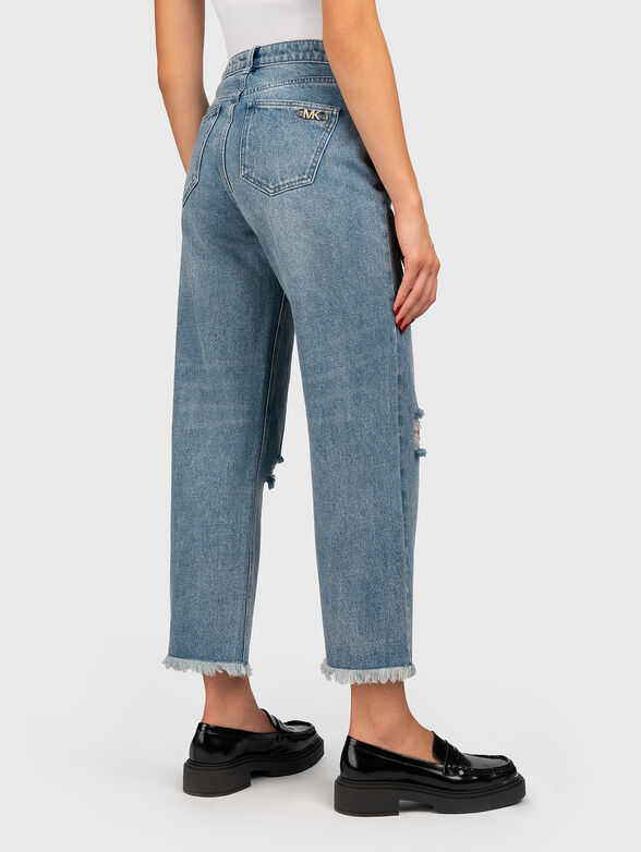 Jeans with distressed effect - 1