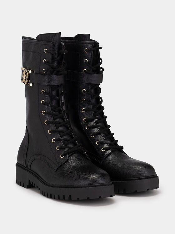 ORISS boots with metal accents - 2