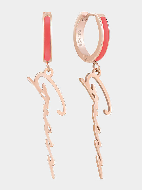 BEACH PARTY earrings in rose gold color - 1