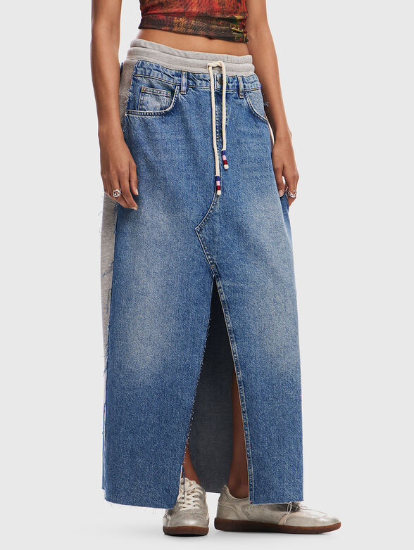 PEKIN denim maxi skirt  - 1