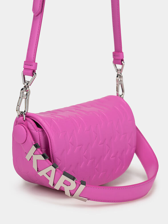 K/SWING fuchsia bag with monogram logo details - 4