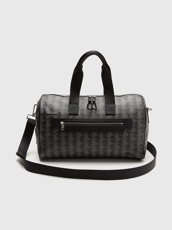 Black bag with monogrammed logo - 1