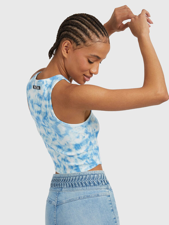 BOY AND GIRL cropped top with print - 3