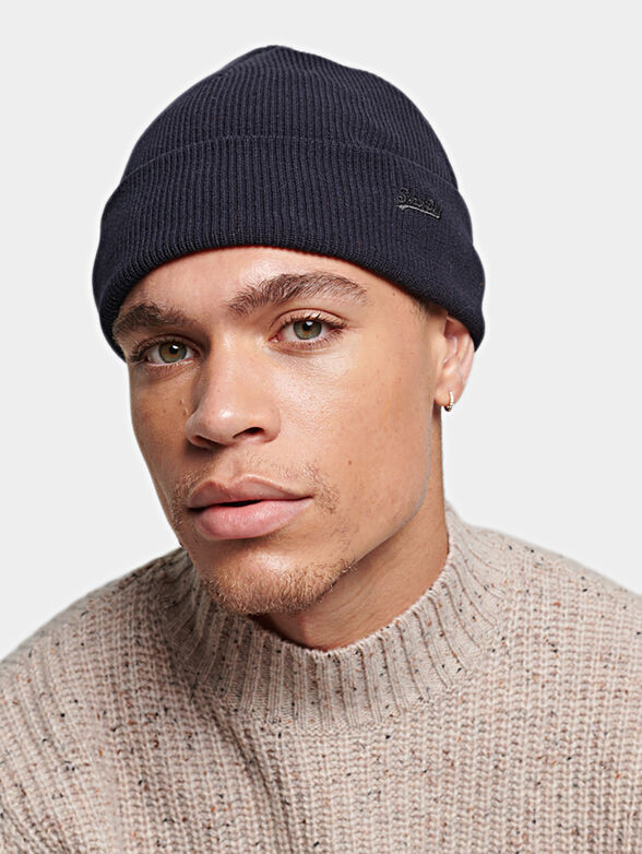 Knitted hat with logo embroidery - 2