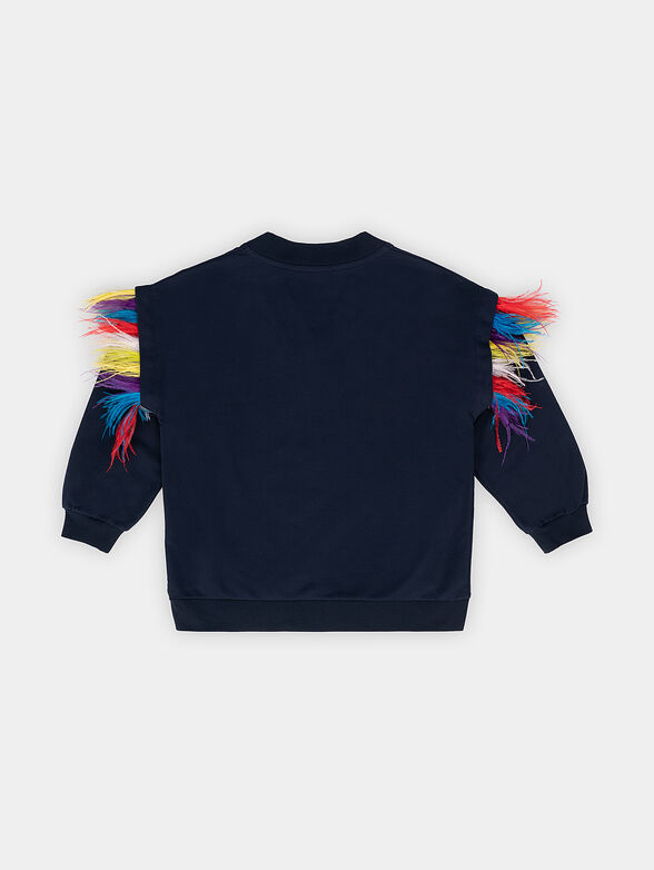 Swearshirt with accent feathers - 2