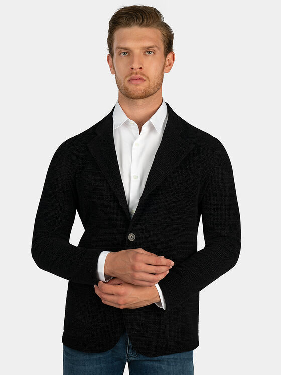 Black viscose blaser - 1