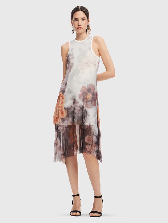 ARENA dress with sheer effect  - 0