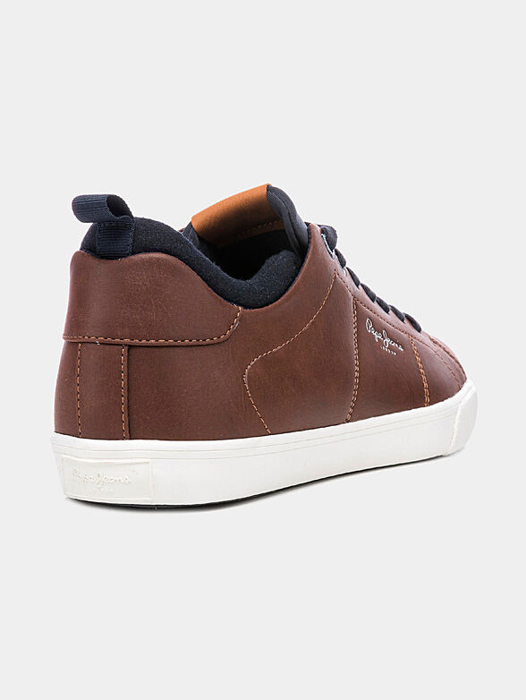MARTON Black sneakers with logo inscription - 3