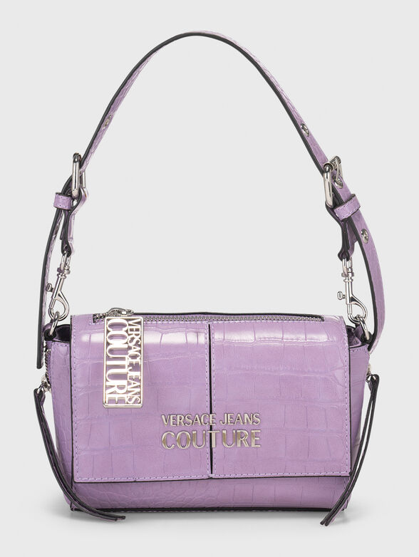 Croc-effect small crossbody bag  - 1