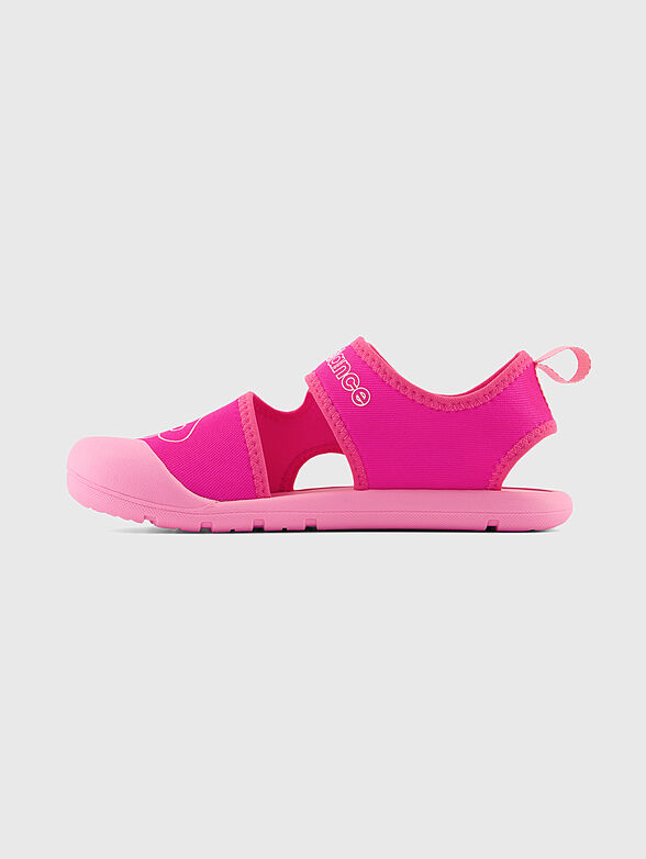 CRSR pink sandals with logo accent - 4