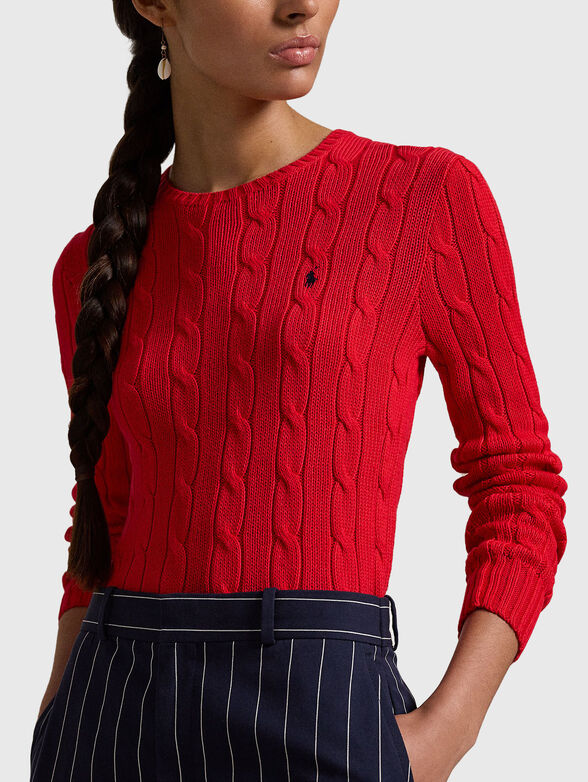 Sweater with embroidered logo - 3