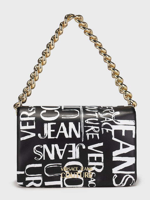 Black bag with logo motifs - 1