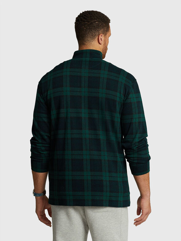 Cotton sweater with zip - 3