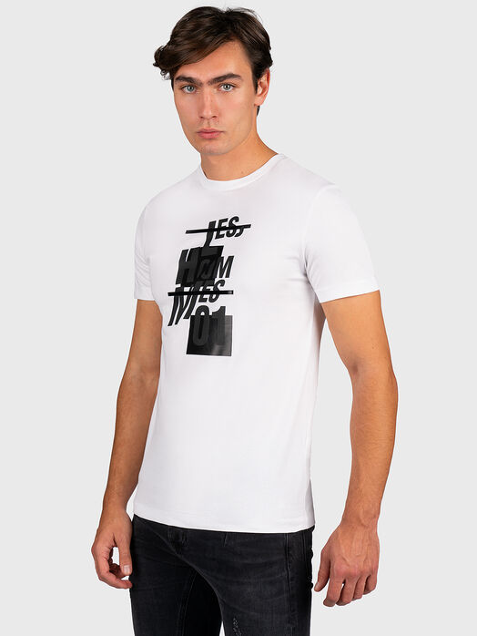 Black t-shirt with print