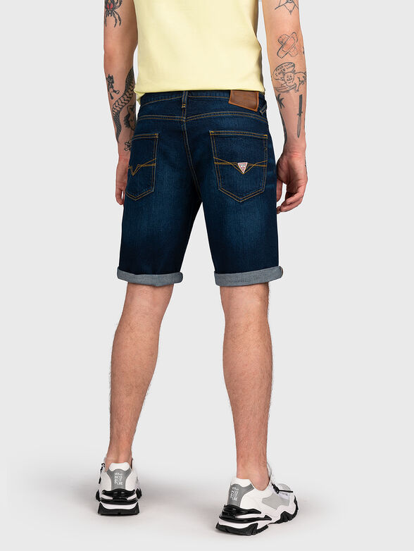 SONNY dark blue denim shorts - 2