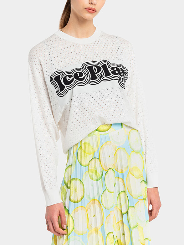 Sweater with logo and art details - 1