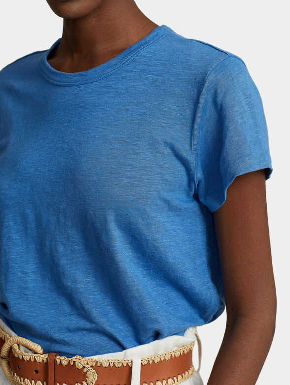 Linen T-shirt - 4