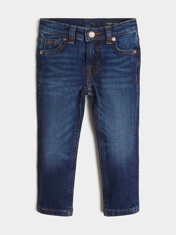 Skinny dark blue jeans - 1
