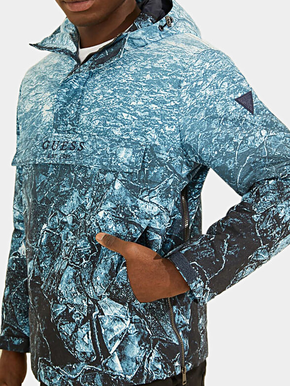 KAGOOL printed jacket with a hood - 3