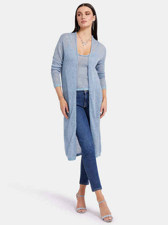 DENISE cardigan with shiny threads - 1