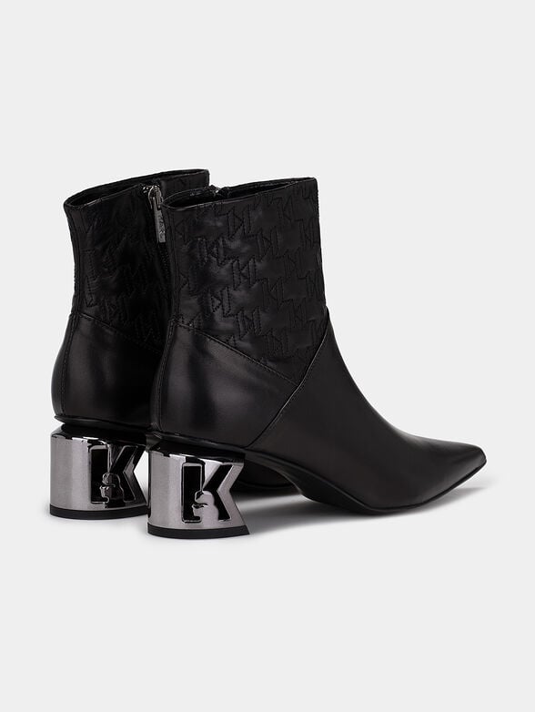 Ankle boots with accent heel - 3