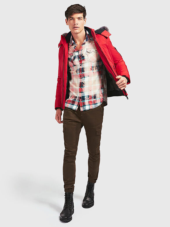 CONNOR Shirt with washed tartan print - 2