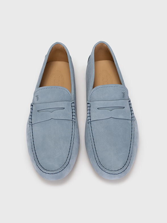 NUOVO blue loafers - 5