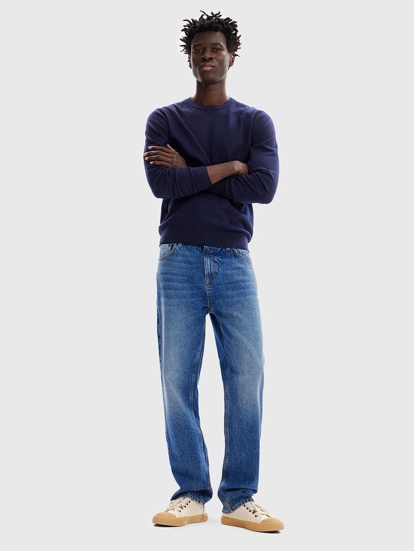 Cotton and cashmire blend sweater - 2