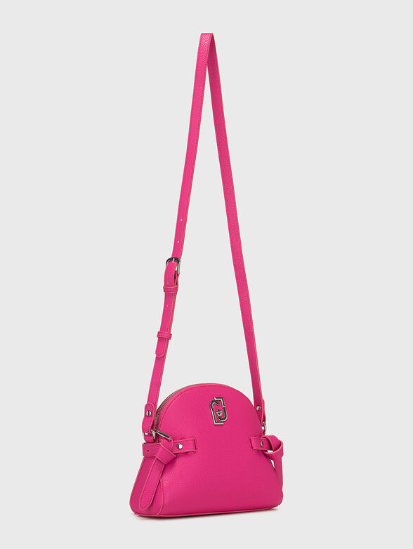 Black crossbody bag with logo element - 3