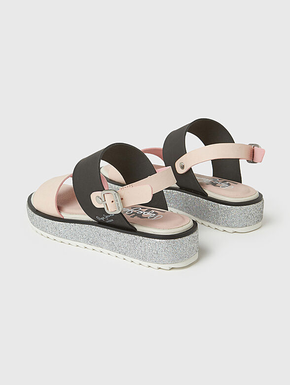 ALEXA sandals with glitter sole - 3