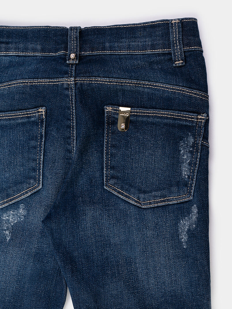 Blue jeans with washed effect - 3